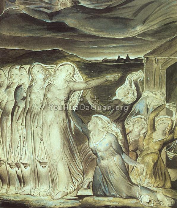 聪明和愚蠢的处女的寓言 - 威廉·布莱克